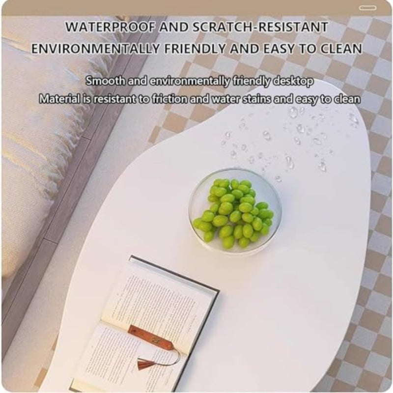 Cloud Coffee Table Creamy Tea Table Modern Irregular Center Table for Living Room Home Office Easy Assembly Stylish Living Room Furniture - Image 3