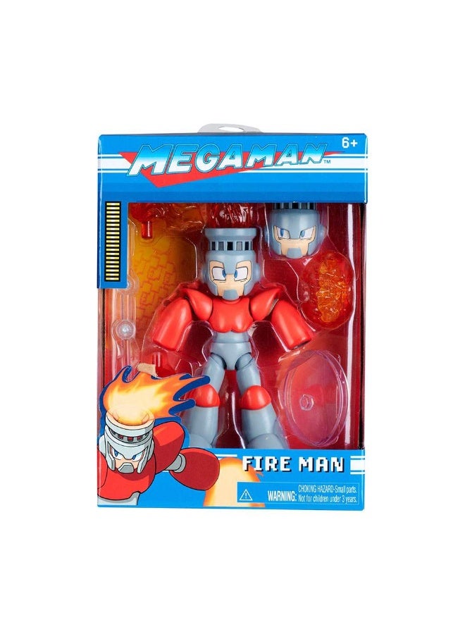 JADA Jada Mega Man: Fire Man Figure (11.5 cm)  - Image 2