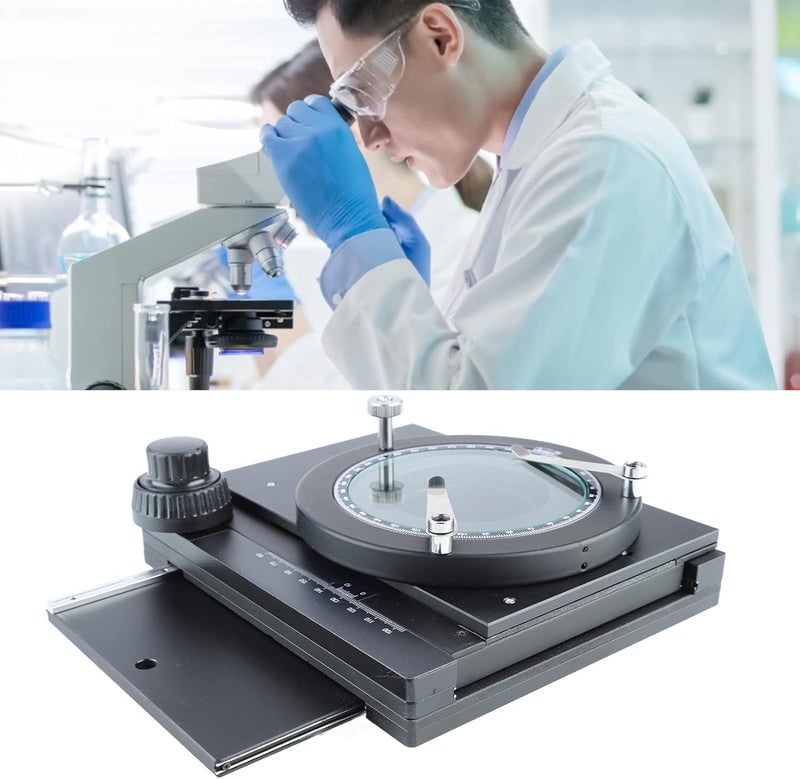 klarako Microscope Mechanical Stage, Microscope X Y Gliding Table High Accuracy Mobile Platform for Zoom Dissecting Inspection Stereo Microscopes - Image 2