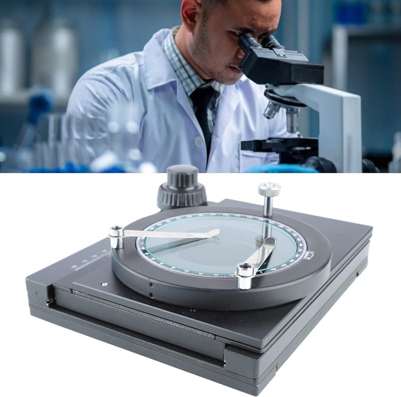 klarako Microscope Mechanical Stage, Microscope X Y Gliding Table High Accuracy Mobile Platform for Zoom Dissecting Inspection Stereo Microscopes - Image 4
