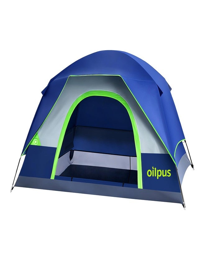 Oilpus 2-3 Person Camping Tent, Waterproof Windproof Double Layer Dome Tent with Rain Fly, Quick Setup Anti-Mosquito Backpacking Tent with Breathable Mesh Windows - Image 1