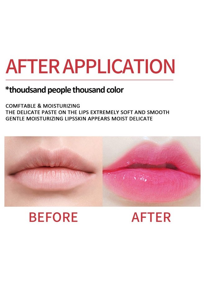 Yeweian - Juicy Peach Color Changing Lipstick, Natural Moisturizing Lip Gloss Korean Lip Balm Long Lasting Lip Care Labiales Magicos Nutritious Magic Lipstick For Women - Image 1