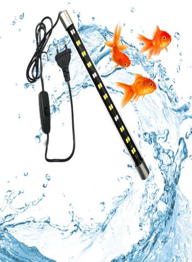 Smiling Pets Glass Aquarium Led Light, Fully Submersible (Waterproof) 4 Mode Colour Changing Led Lamp for Fish Tank Adjustable Led Light with 2 Suction Cup (NEMO-T4-300 PRO-8W) - Image 1