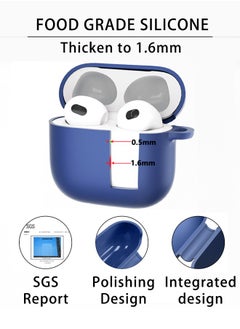 يونك 2024 الجيل الرابع airpods شحن غطاء مربع ، 360 درجة حماية للماء + المضادة للخدش + مجهزة المكونات الغبار ، سميكة ودائمة ، الصف الغذاء سيليكون تلميع تصميم متكامل ، مع تنظيف الأقلام والأزرار ، أسود  - Image 4