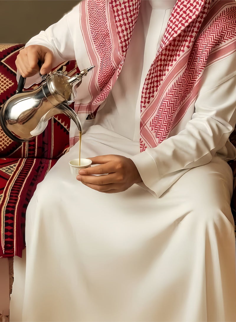 صانع القهوة السعودي الكهربائي، وعاء بريمو بلس للقهوة السعودي الكهربائي 1L -التصميم الحديث الممتاز من الفولاذ المقاوم للصدأ مع الاحتفاظ بالحرارة، التحكم الدقيق في درجة الحرارة، مؤشر الضوء، مقبض مريح مقاوم للحرارة، آمن وسهل الاستخدام، نظيف -ممتاز للقهوة العربية والشاي والماء المغلي والحليب - Image 4