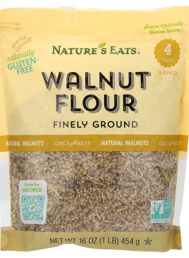 Walnut Flour Finely Ground 16 oz (454 g)