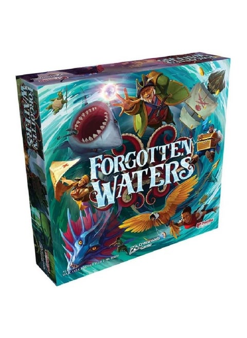 Forgotten Waters Board Game - Embark on a Hilarious Pirate Adventure in a World of High Seas Hijinks! Cooperative Strategy Game, Ages 14+, 3-7 Players, 2-4 Hour Playtime, Made by Plaid Hat Games