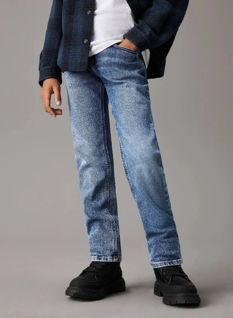 Calvin Klein Jeans Mid Rise Straight Jeans
