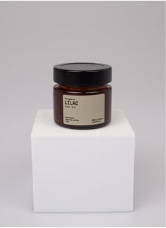 Generic Scented Candle in Amber Glass Jar 100ml – LILAC, Natural Coconut Soy Wax, Cotton Wick, Spring Blossom Aroma, Premium Quality, IFRA & REACH Certified  - Image 4