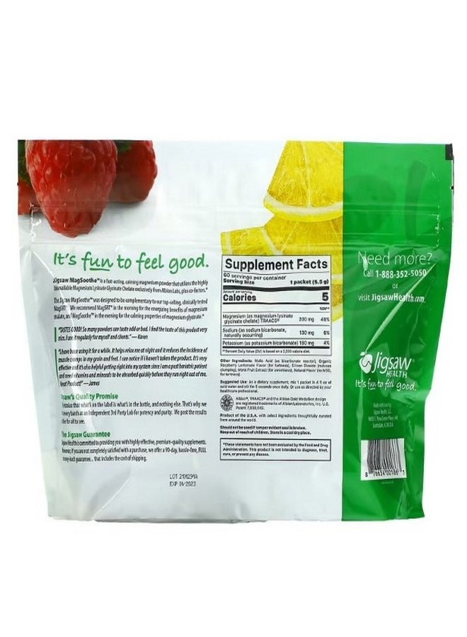 جيغسو هيلث MagSoothe Tart Raspberry Lemonade 60 Packets 330 g - Image 2