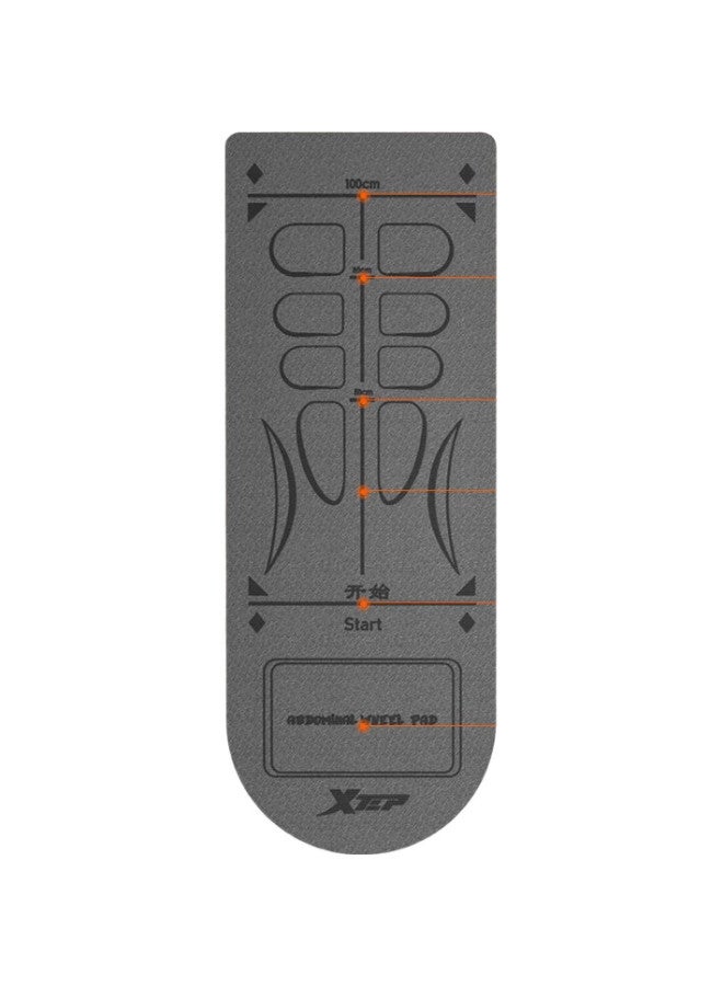 XTEP Ab Wheel Specialized Pad, Kneeling Pad, Ab Wheel, Yoga, Men And Women Fitness Equipment, Exercise Abdominal Thickened Non-Slip Mat, Gray - Image 1