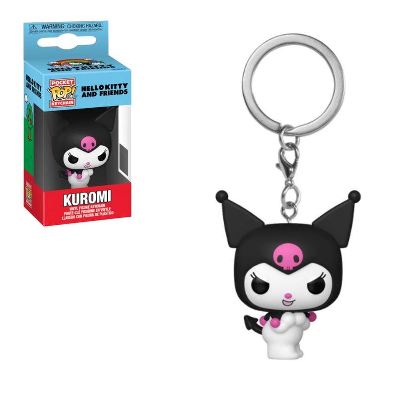 Funko Pocket POP! Sanrio Hello Kitty and Friends Kuromi Vinyl Keychain (10.2 cm) - Image 2