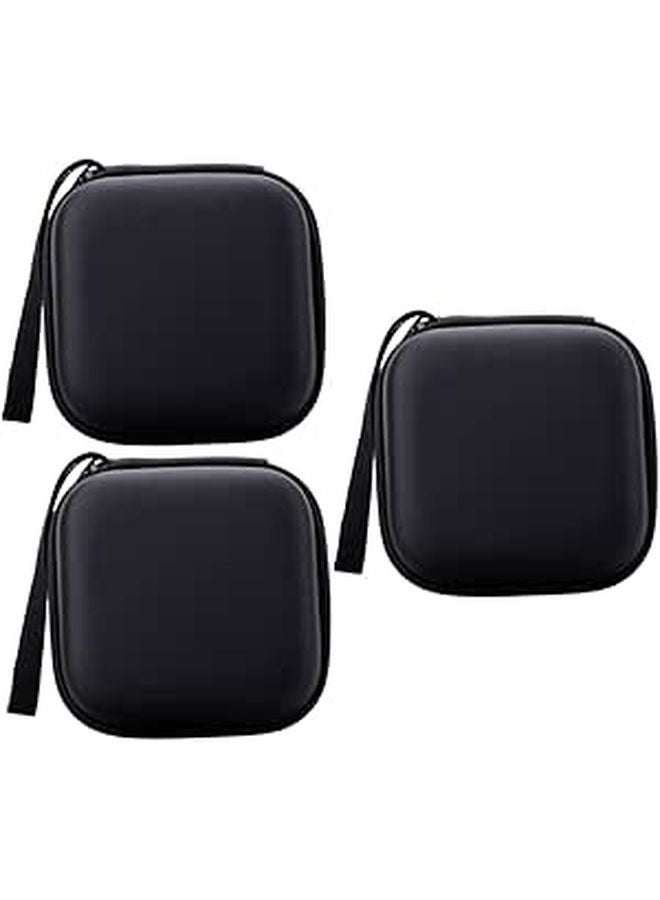 EVA Cable Organizer Pouch 3 Pack Small Gadget Case Travel Accessories Smooth Zipper - Image 1