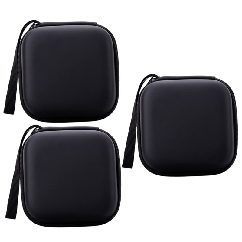 EVA Cable Organizer Pouch 3 Pack Small Gadget Case Travel Accessories Smooth Zipper - Image 2