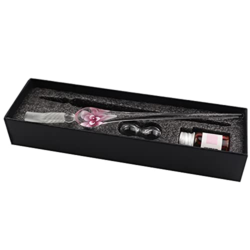 Aokuy Glass Dip Pen Set,Calligraphy Pen,Crystal Signature Pen for Art, Writing, Signatures -Decoration and Business Gift - Image 4