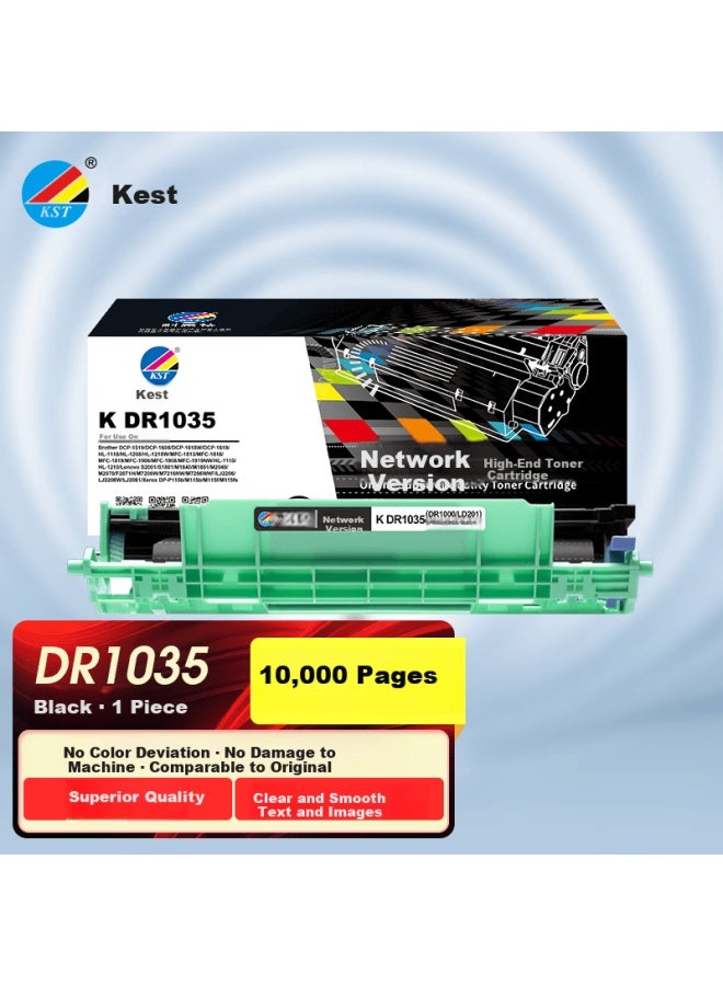 Kst K Dr1035 Drum Cartridge Compatible With Brother Hl1118/dcp1518/mfc1813/1218/1818/1819/1919, Black, Network Version, 10000 Pages Printable - Image 4