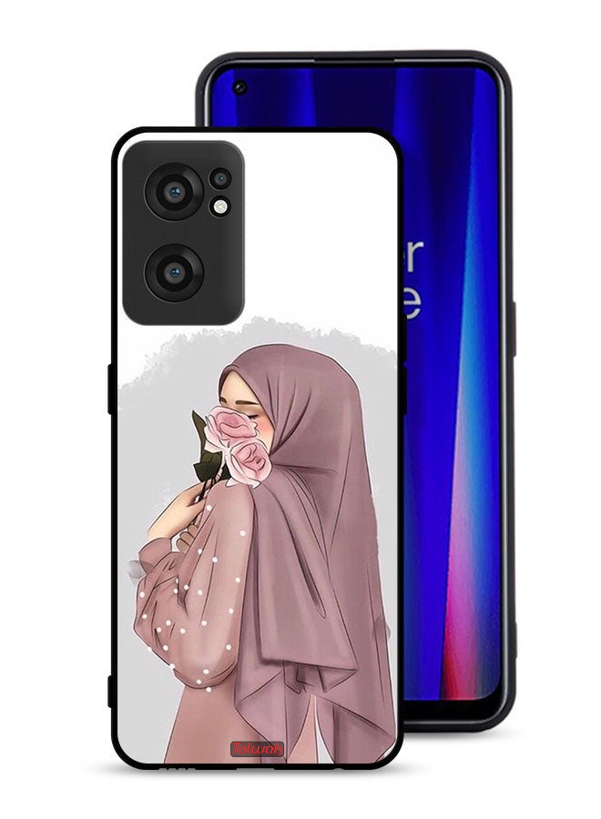 Tolwak OnePlus Nord CE 2 5G Protective Case Cover Holding Roses Girl Art - Image 1