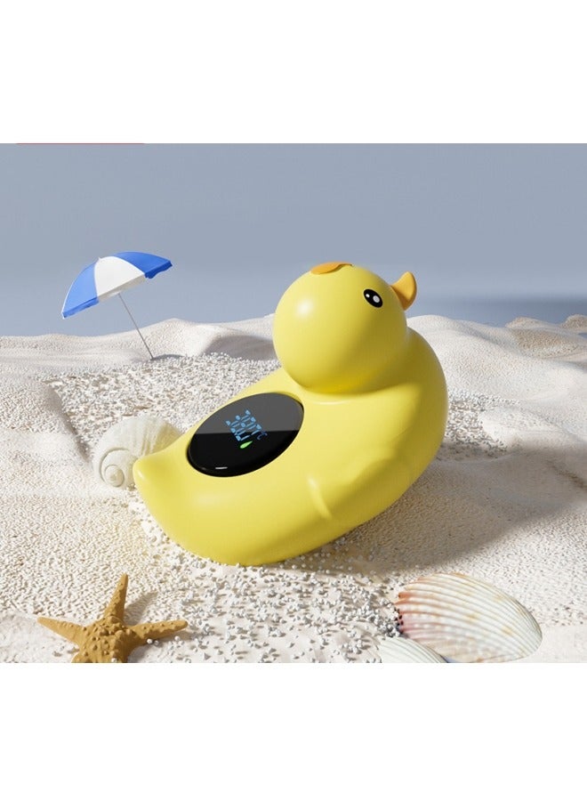 Duckling Digital Water LCD Thermometer and Baby Bath Time Toy, yellow - Image 5
