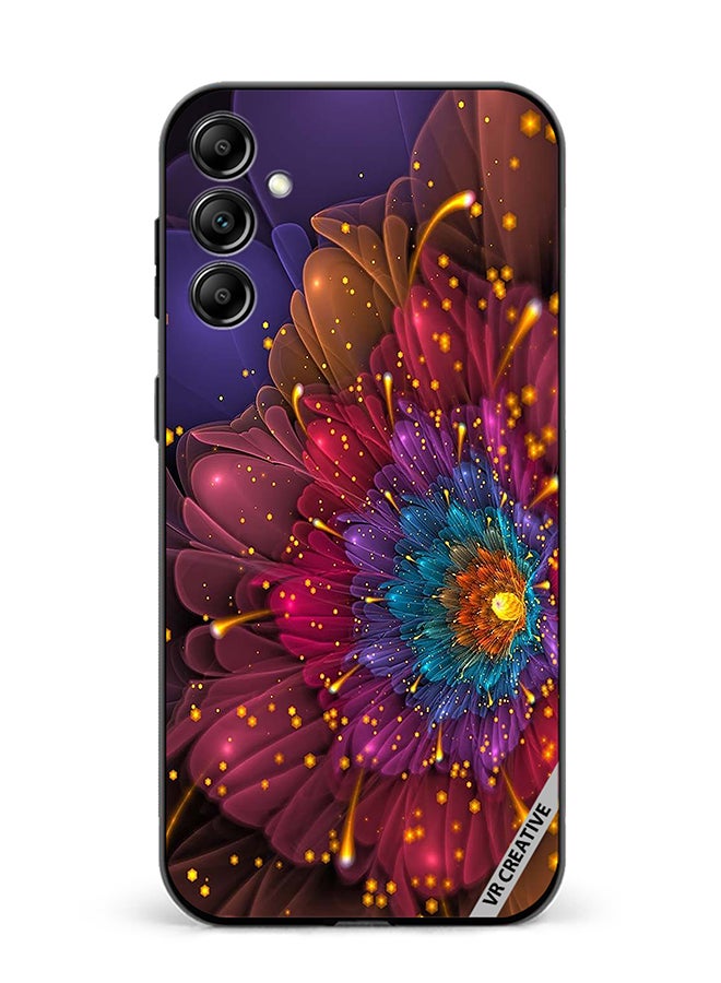 VR CREATIVE Protective Case Cover For Samsung Galaxy A55 Flower Design Multicolour - Image 1