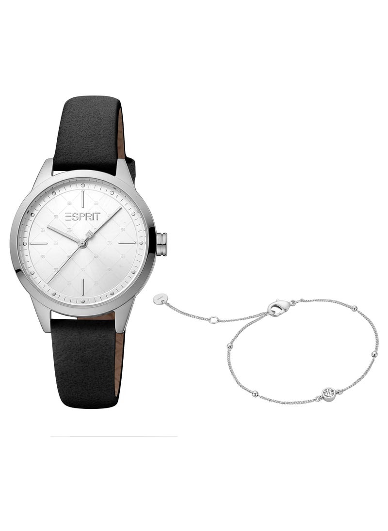 ESPRIT Leather Analog Watch ES1L259P4015  - Image 1