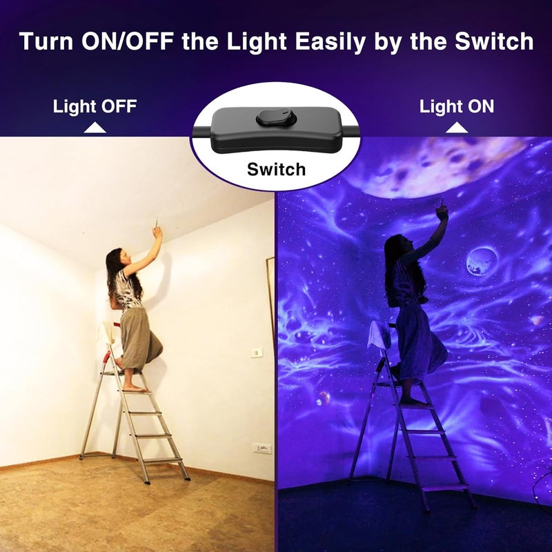 Onforu 2 Pack 60W LED Black Lights, Blacklight Flood Light with Plug, IP66 Waterproof Black Lights for Dance Party, Glow in The Dark, Halloween, Body Paint, Fluorescent Poster, Neon Glow - Image 4