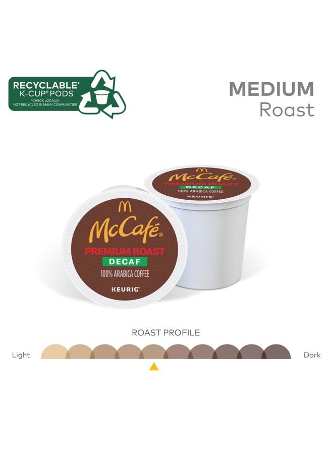 McCafe Premium Roast Decaf Coffee, Single Serve Keurig K-Cup Pods, Decaffeinated, 96 Count (4 Packs of 24) - Image 4