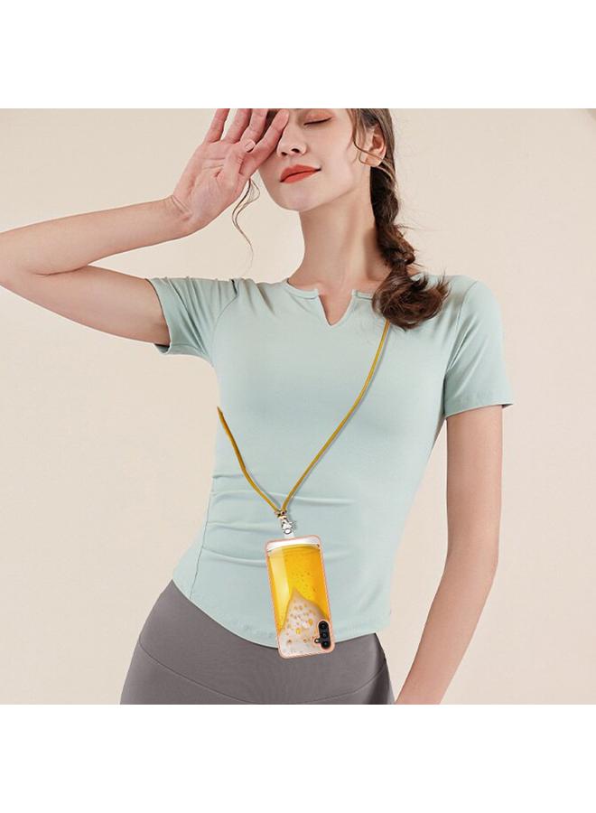 اس-توب جراب لهاتف Samsung Galaxy A52 5G / 4G مطلي بالكهرباء IMD مزدوج الجوانب مع حبل - Image 5