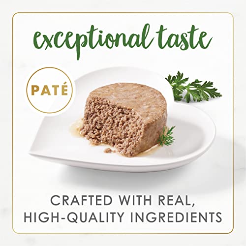 Fancy Feast Purina Fancy Feast Grain Free Wet Cat Food Pate Variety Pack Gourmet Naturals–Beef, Chicken, Salmon, Trout and Tuna - (2 Packs of 12) 3 oz. Cans - Image 3