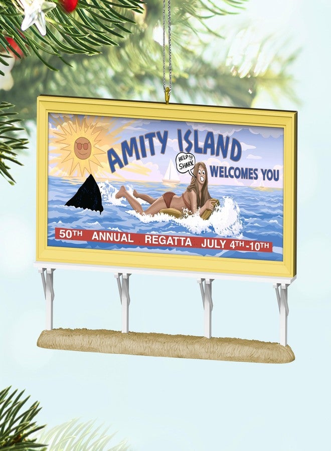 Hallmark Keepsake Christmas Ornament 2025, Jaws 50th Anniversary Help, Shark Movie Gifts - Image 3