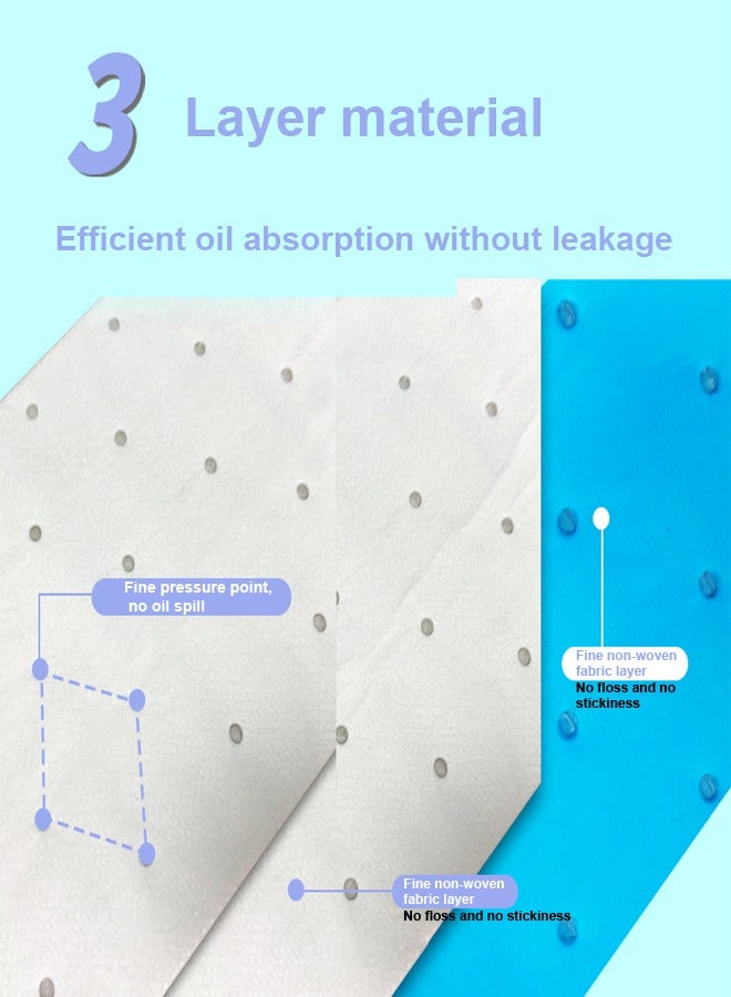 fashionhome Kitchen Range Hood Filter Oil-Absorbing Cotton Universal Oil Filter Paper Side Suction Non-woven Absorbing Pad Kitchen Cleaning Tools 10x90 cm - Image 3