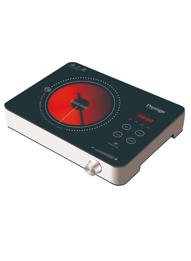 Prestige Ultra-Thin Infrared Induction Cooktop 2000W PR50358 Silver/Black - Image 1