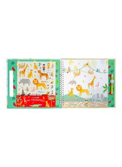 Floss & Rock Jungle Transfer Fun Activity Book for Kids | Creative Coloring Play Toy | Art Book for Children  - Image 3