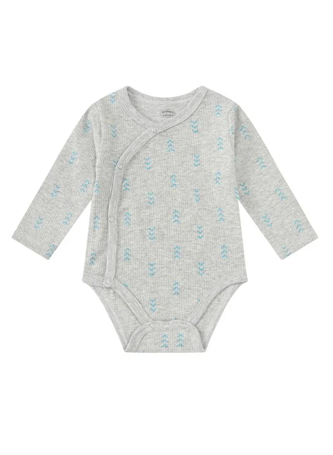 Luna & Lily Baby Ribbed Wrap Bodysuit and Pants Set