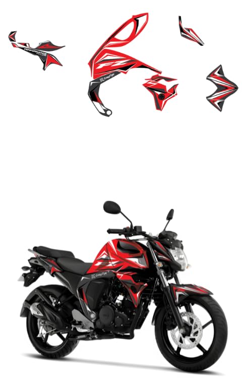 Grayfixx Scate Edition Full Body Sticker for FZ v2 | Made in Premium Gloss Vinyl with FPF (Fade Protection Film), Waterproof, Precut Sticker, Pack of 1 - Image 1