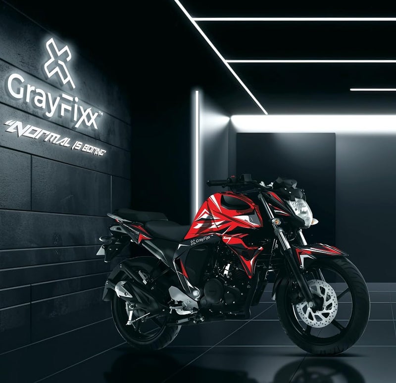 Grayfixx Scate Edition Full Body Sticker for FZ v2 | Made in Premium Gloss Vinyl with FPF (Fade Protection Film), Waterproof, Precut Sticker, Pack of 1 - Image 2