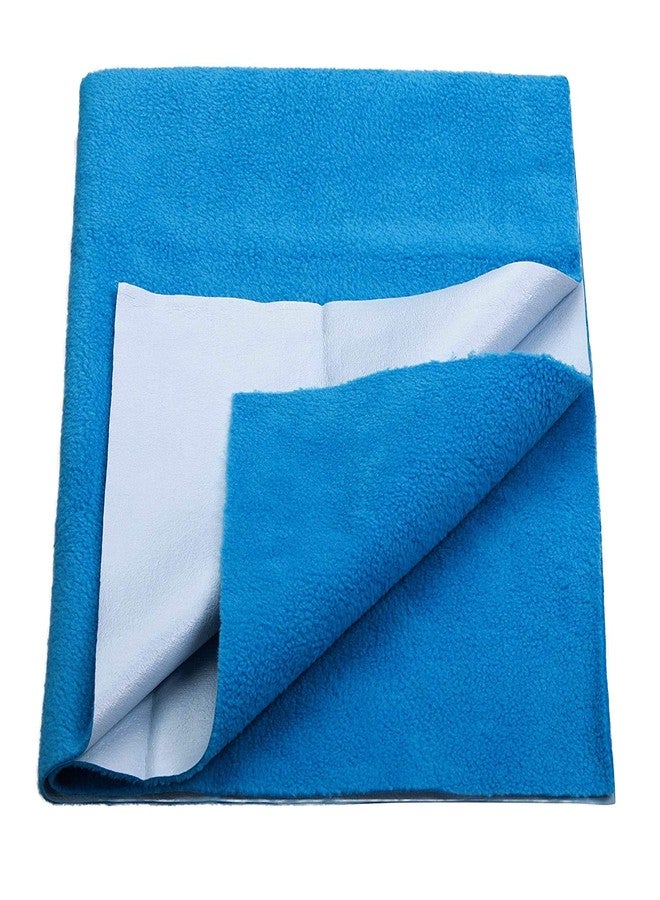 BS AMOR Cotton Soft Waterproof And Reusable Mat/Absorbent Sheets/Mattress Protector (70X50 Cm, Peacock Blue) Pack Of 1 - Image 2