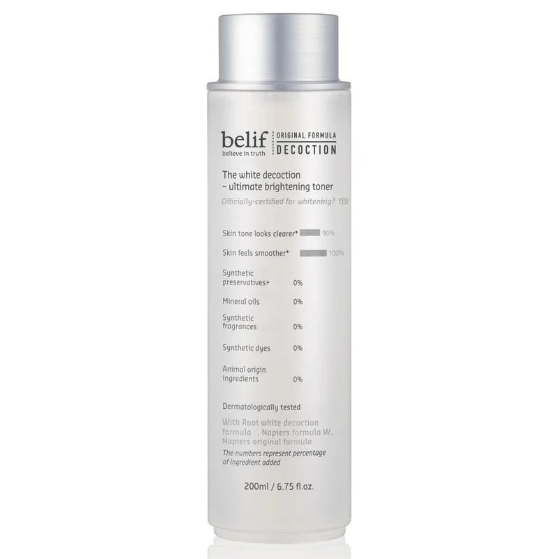 belif The white decoction ultimate brightening toner