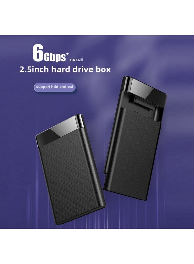 Mobile Hard Disk Box Usb3.1 External 2.5 Inch Sata Notebook Ssd Solid State Mechanical Typecbz-Color:▓ 6gbps Rate + Otg Adapter░ - Image 2
