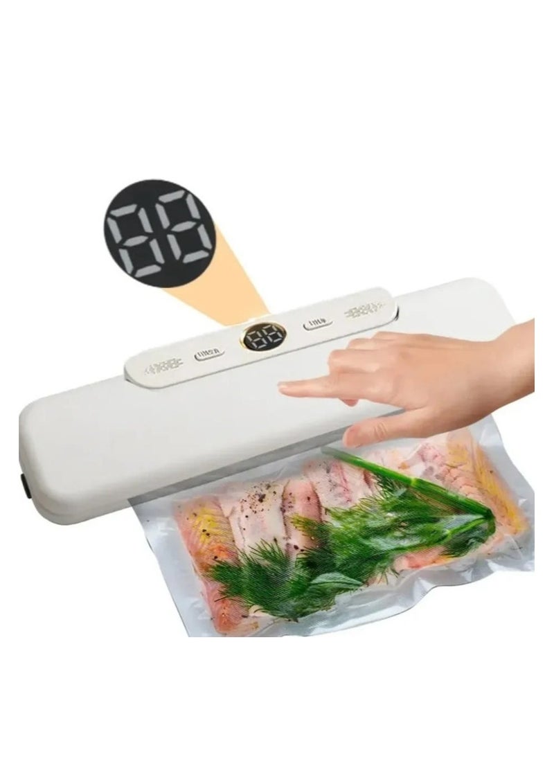 Denx Vacuum Machine With Automatic Shut-Off System For Food Preservation With Built-In Slicer - Image 4
