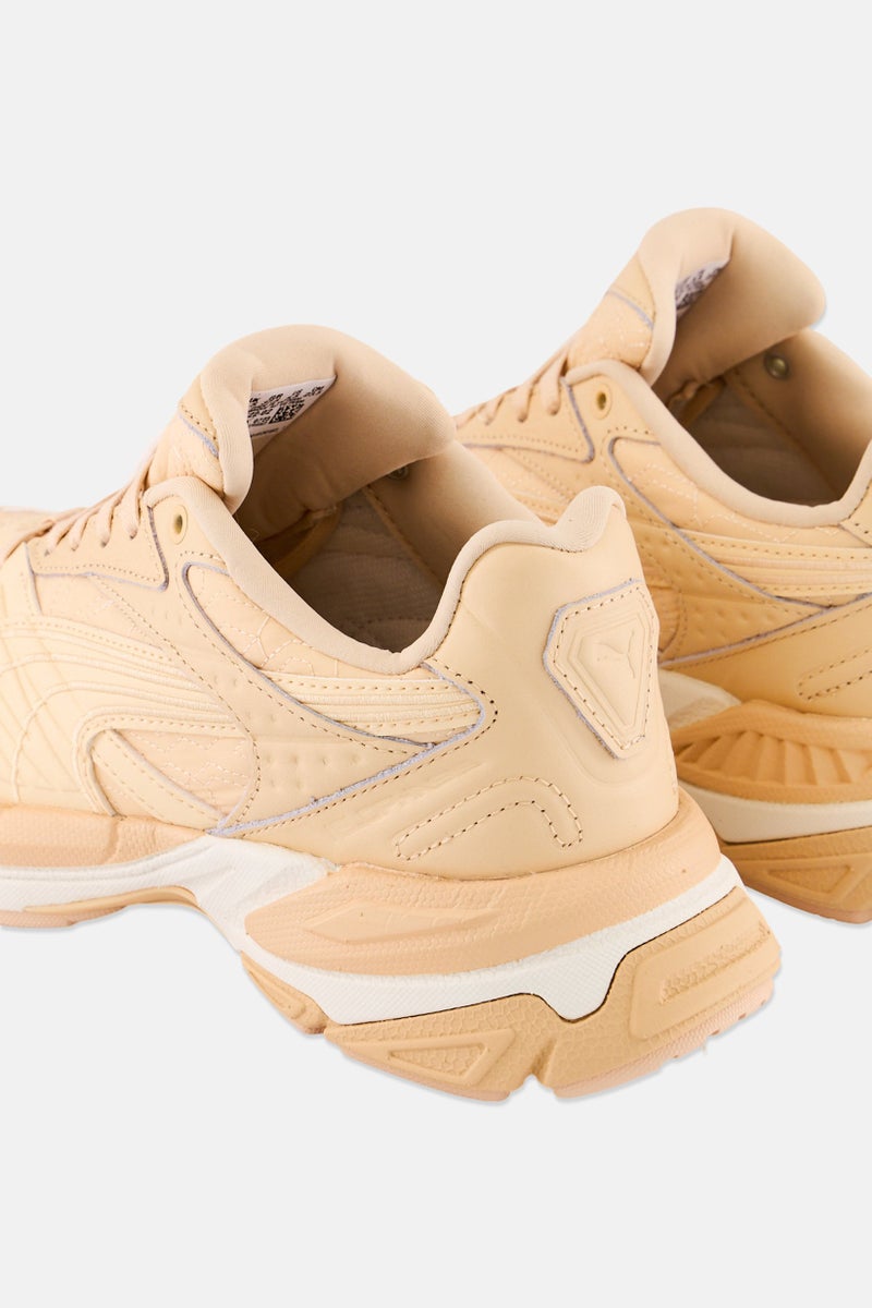 PUMA Select x Puma Kids Boy Velophasis Luxe Sport II Lace Up Running Shoes, Dark Beige - Image 2