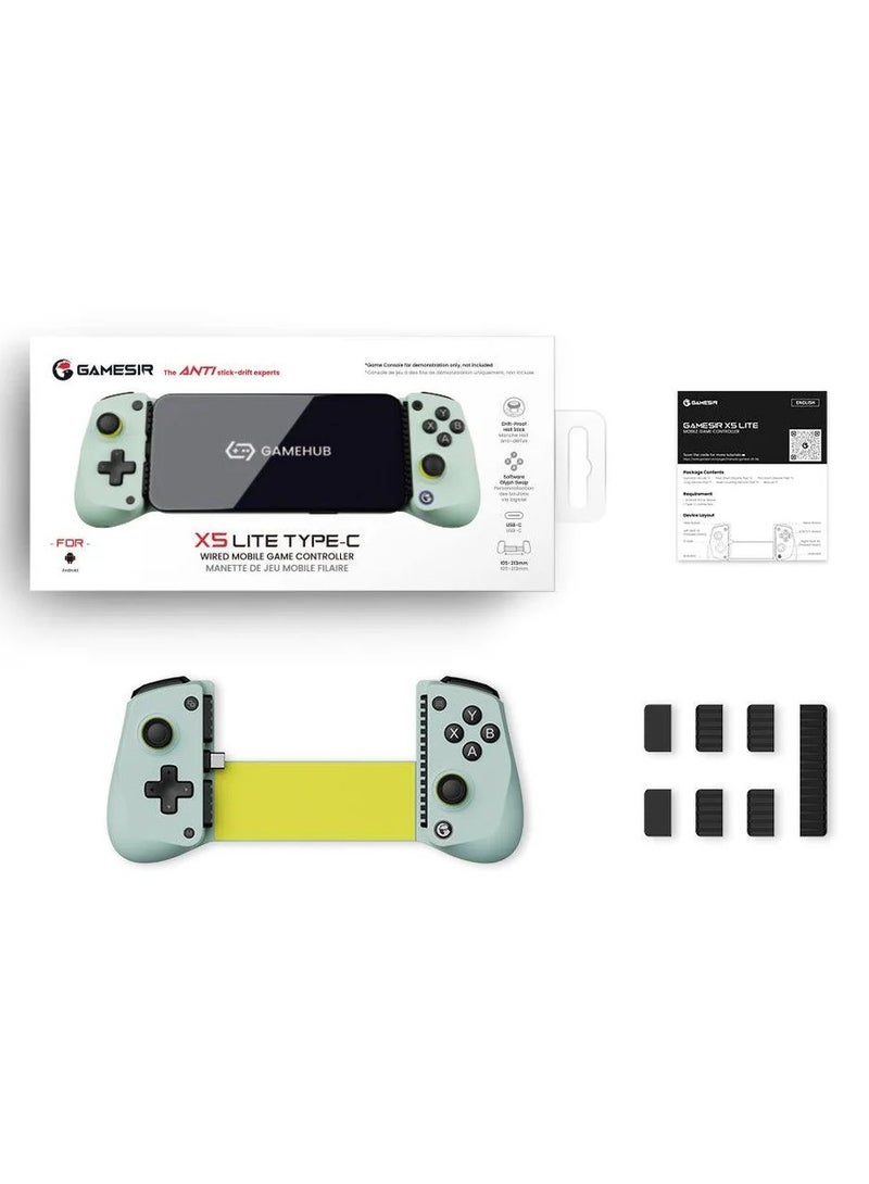 general Classic Gamepad X5 Lite Stretching Gaming Controller for Android & iPhone 15/16 Series (USB-C), 213mm Stretching Length, Supports Multiple Devices, Hall Effect Joystick, Turbo Function, Ergonomic and Lightweight Design, Pass-through Charging, Phone Controller- Play Genshin Impact & Zenless Zone Zero - Image 4