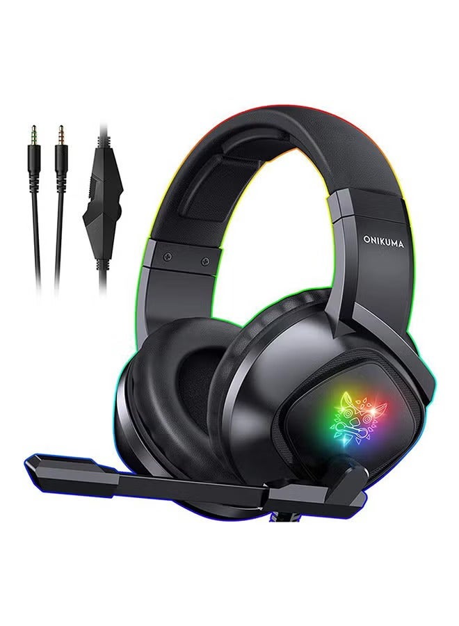 onikuma K19 Gaming Wired Headset With Microphone For PS4/PS5/XOne/XSeries/NSwitch/PC - Image 1