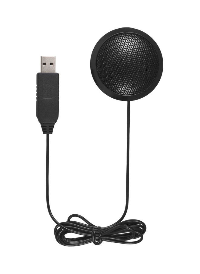 Microphone Mic with USB Port Black - Image 1