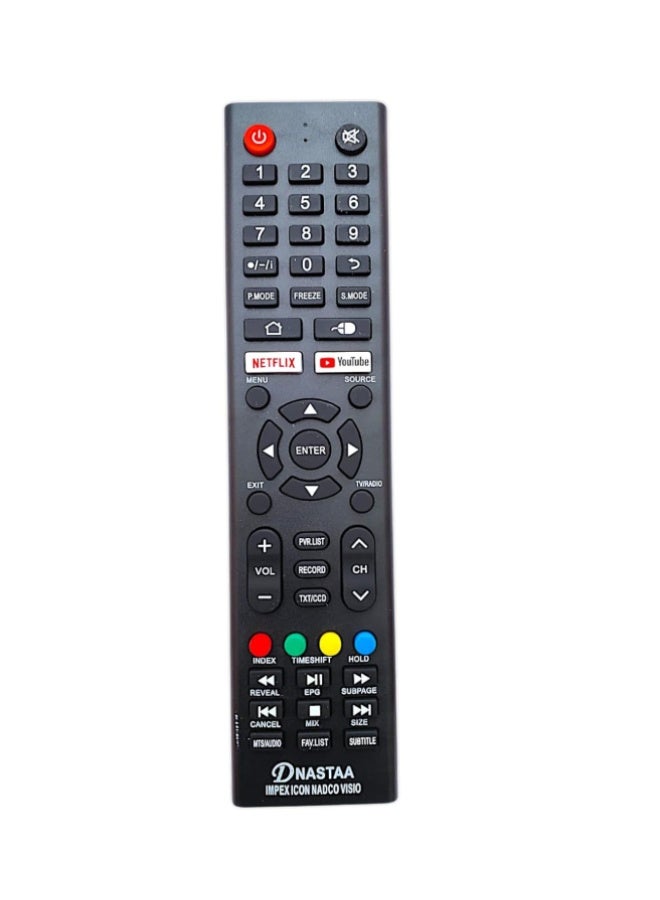 Dnastaa DANSAT Smart TV Remote Control  Universal Compatible Replacement, Works with Impex Smart TV, - Image 3