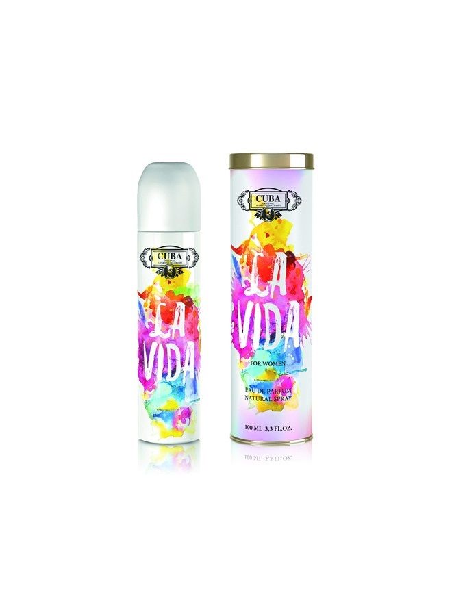 Cuba La Vida Eau De Parfum Spray | Fragrance for Women, 3/3 Ounce (I0080103) - Image 1