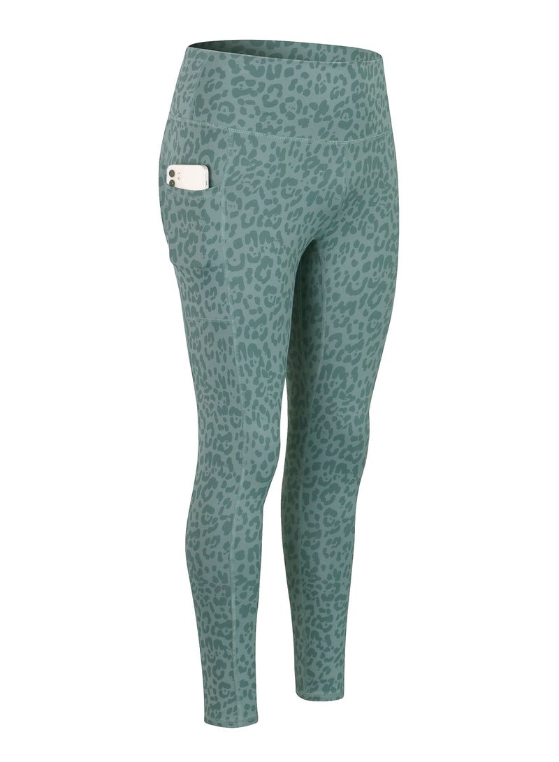 Loquat Women Quick Dry Breathable Elastic Pants Green  - Image 1