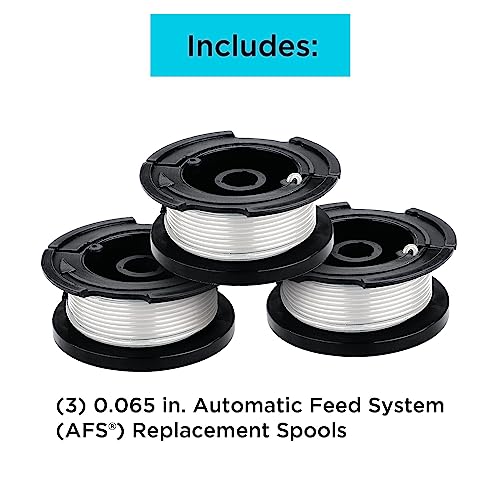BLACK+DECKER Weed Eater String, Trimmer Line, 3-Pack, 30-Feet of Replacement Spool, 0.065-Inch Diameter (AF1003ZP) - Image 2