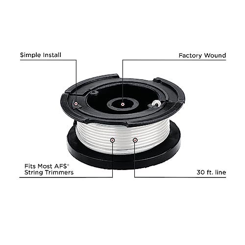 BLACK+DECKER Weed Eater String, Trimmer Line, 3-Pack, 30-Feet of Replacement Spool, 0.065-Inch Diameter (AF1003ZP) - Image 3