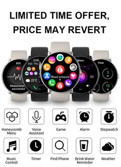 Korean Brand Smart Watch Y6，Business Smartwatch, Waterproof Fitness Watch, Bluetooth Calling, Compatible with Android and iOS, Smart Watch for men, AMOLED Display, Heart Rate Monitoring, Gold - pzsku/ZFDBF69C8BD22EBFFFFD2Z/45/_/1732695934/168f11c9-5659-499a-9705-0c951a017a8f