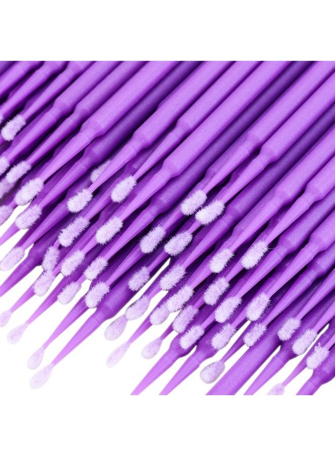 BTYMS 1000 Pcs Disposable Micro Brushes for Eyelashes Extensions Micro Swab Applicators Dental Brush Cosmetics Applicators Lip Applicator - 1.5mm - Image 2
